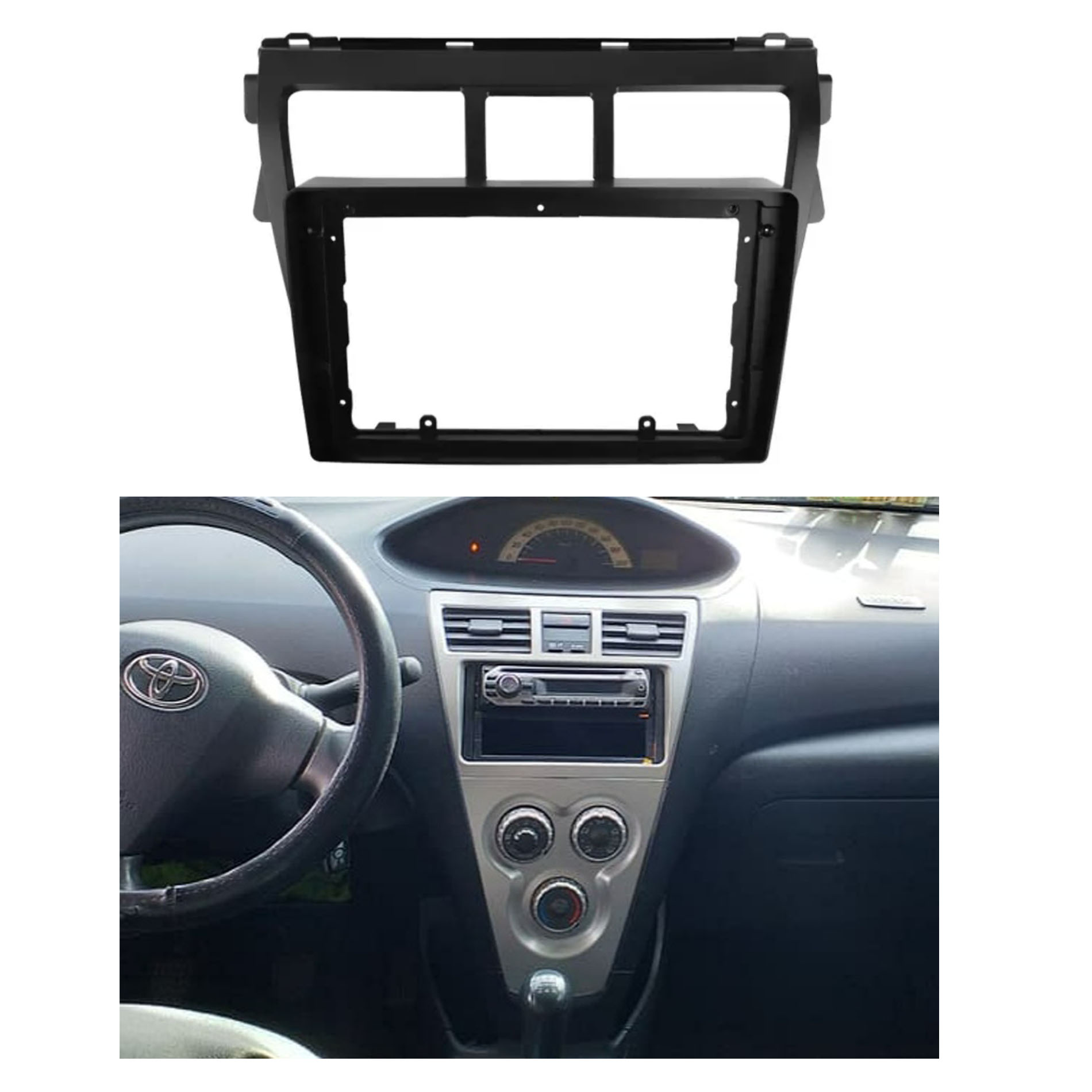 Bisel Adaptador Radio 9 Pulgadas Toyota Yaris 1