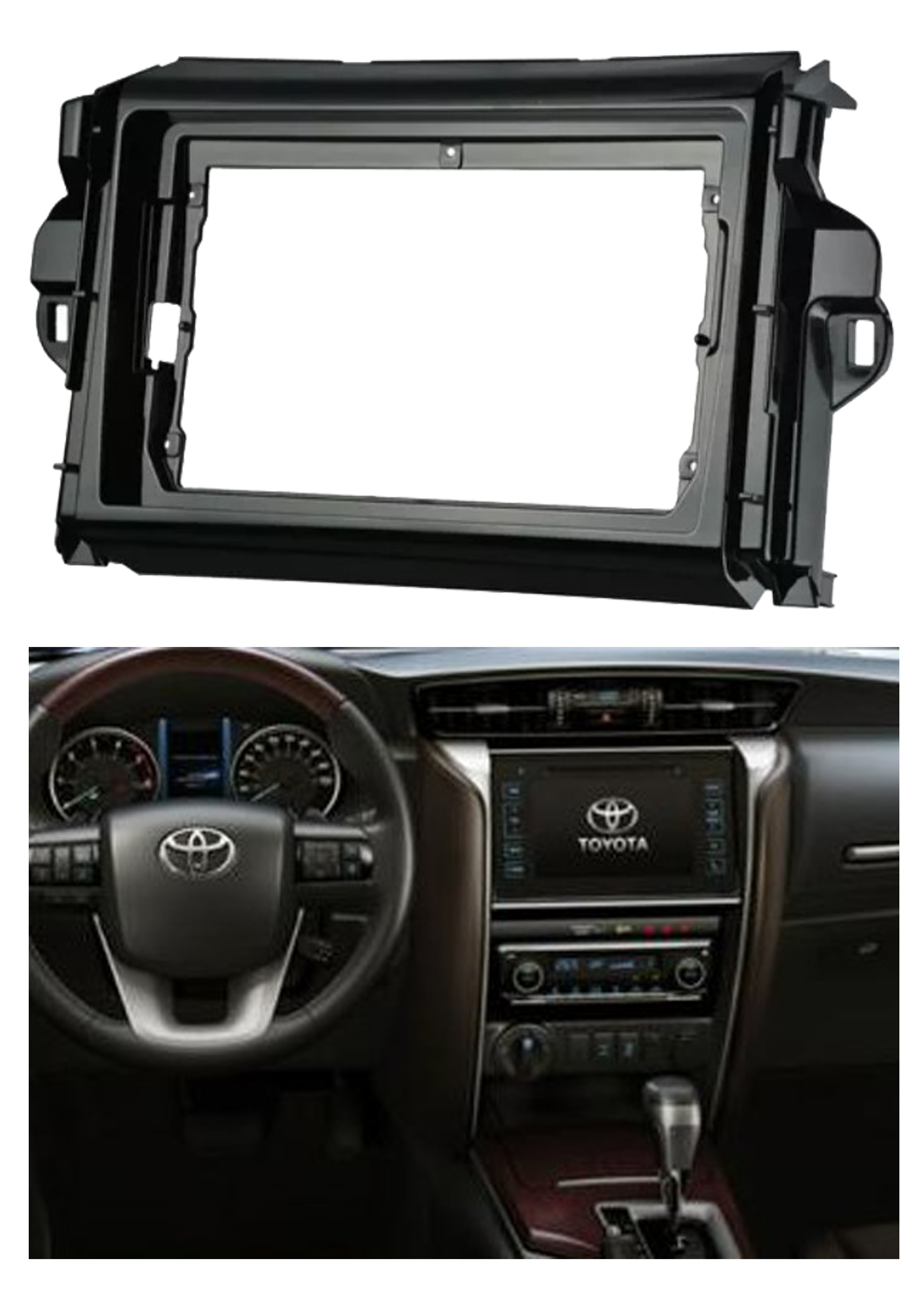Bisel Adaptador Radio 9 Pulgadas Toyota Fortuner 1