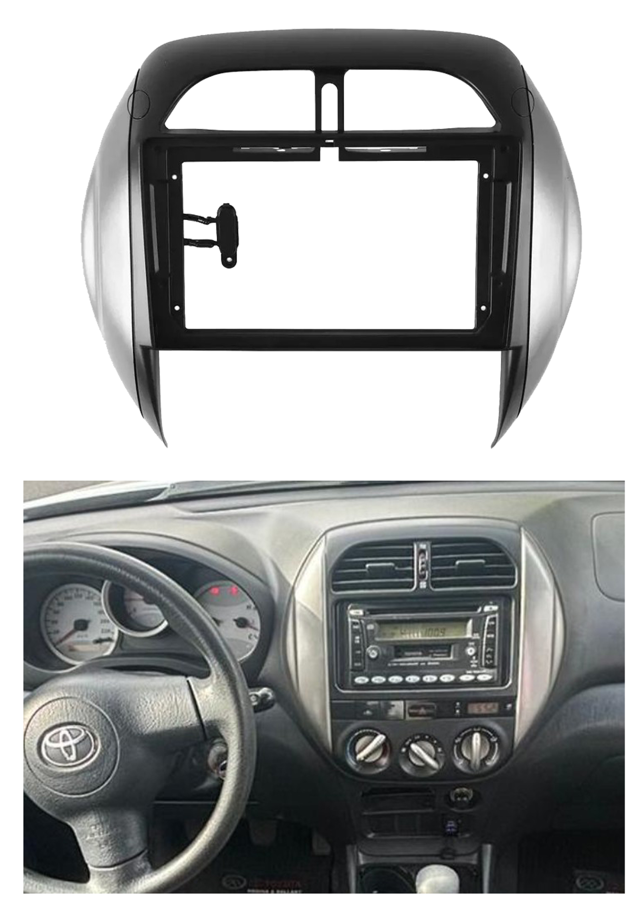 Bisel Adaptador Radio 9 Pulgadas Toyota Rav4 1