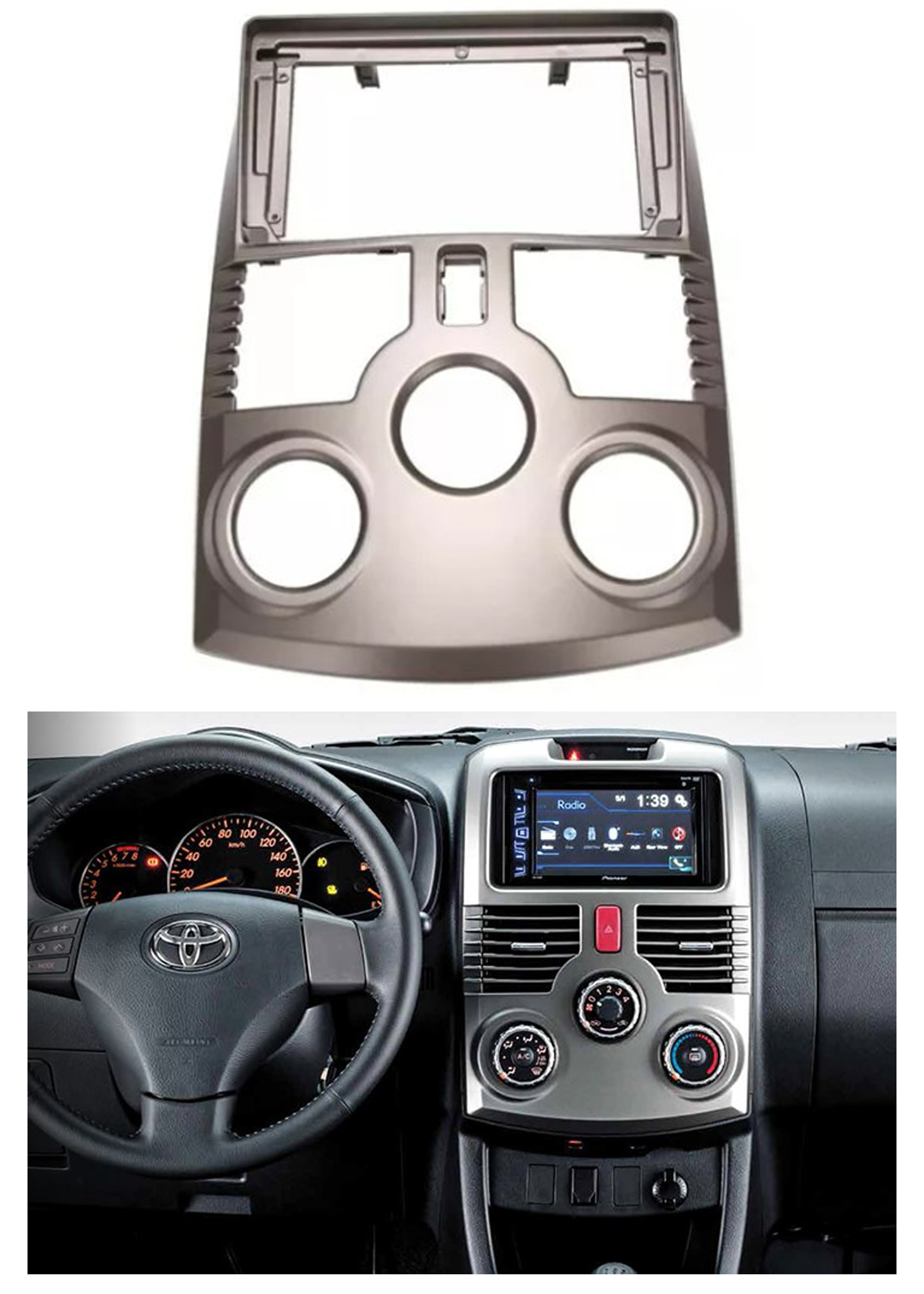 Bisel Adaptador Radio 9 Pulgadas Toyota Rush 1