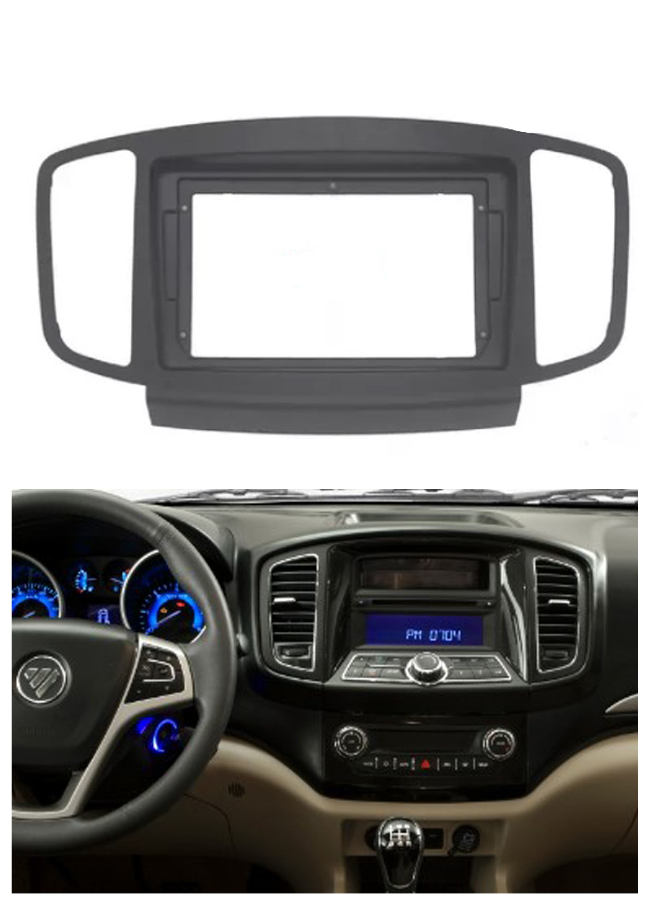 Bisel Adaptador Radio 9 Pulgadas Foton Ft500 1
