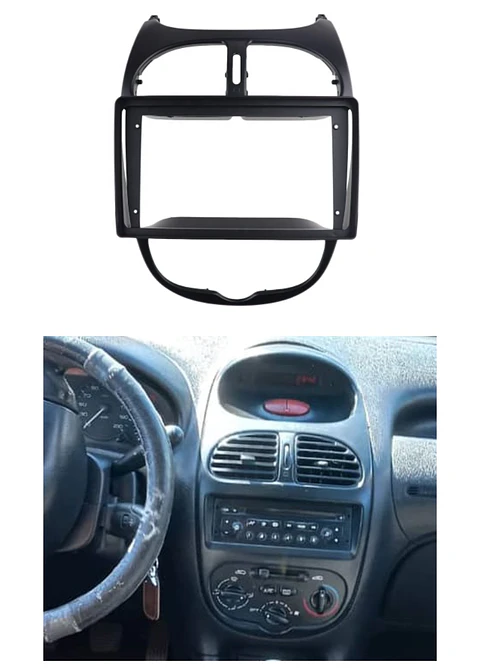 Bisel Adaptador Radio 9 Pulgadas Peugeot 206