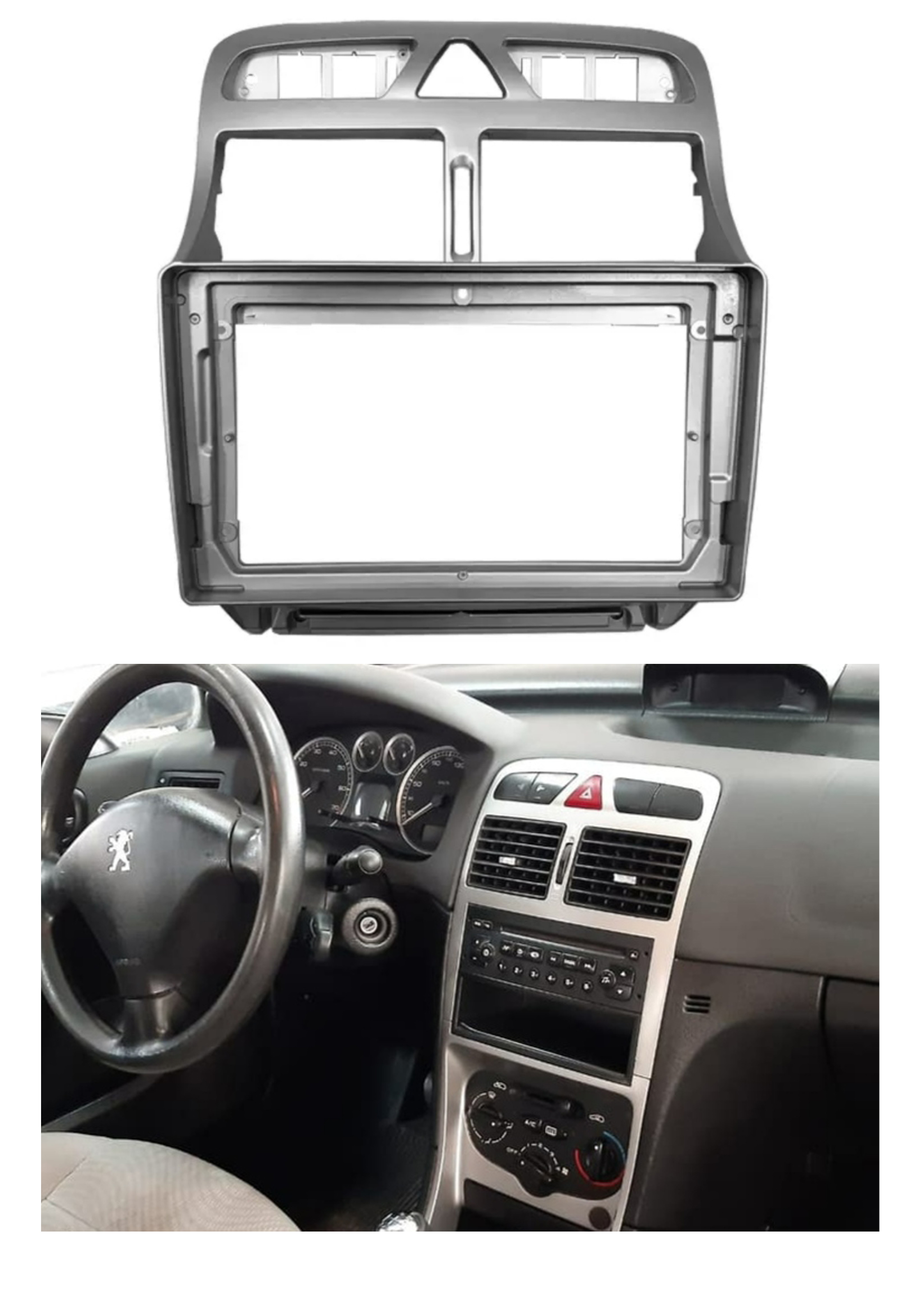 Bisel Adaptador Radio 9 Pulgadas Peugeot 307 1