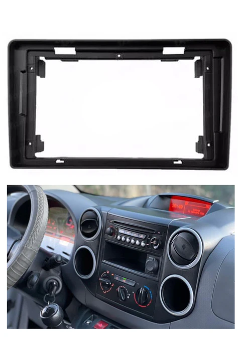 Bisel Adaptador Radio 9 Pulgadas Peugeot Partner / Citroen Berlingo
