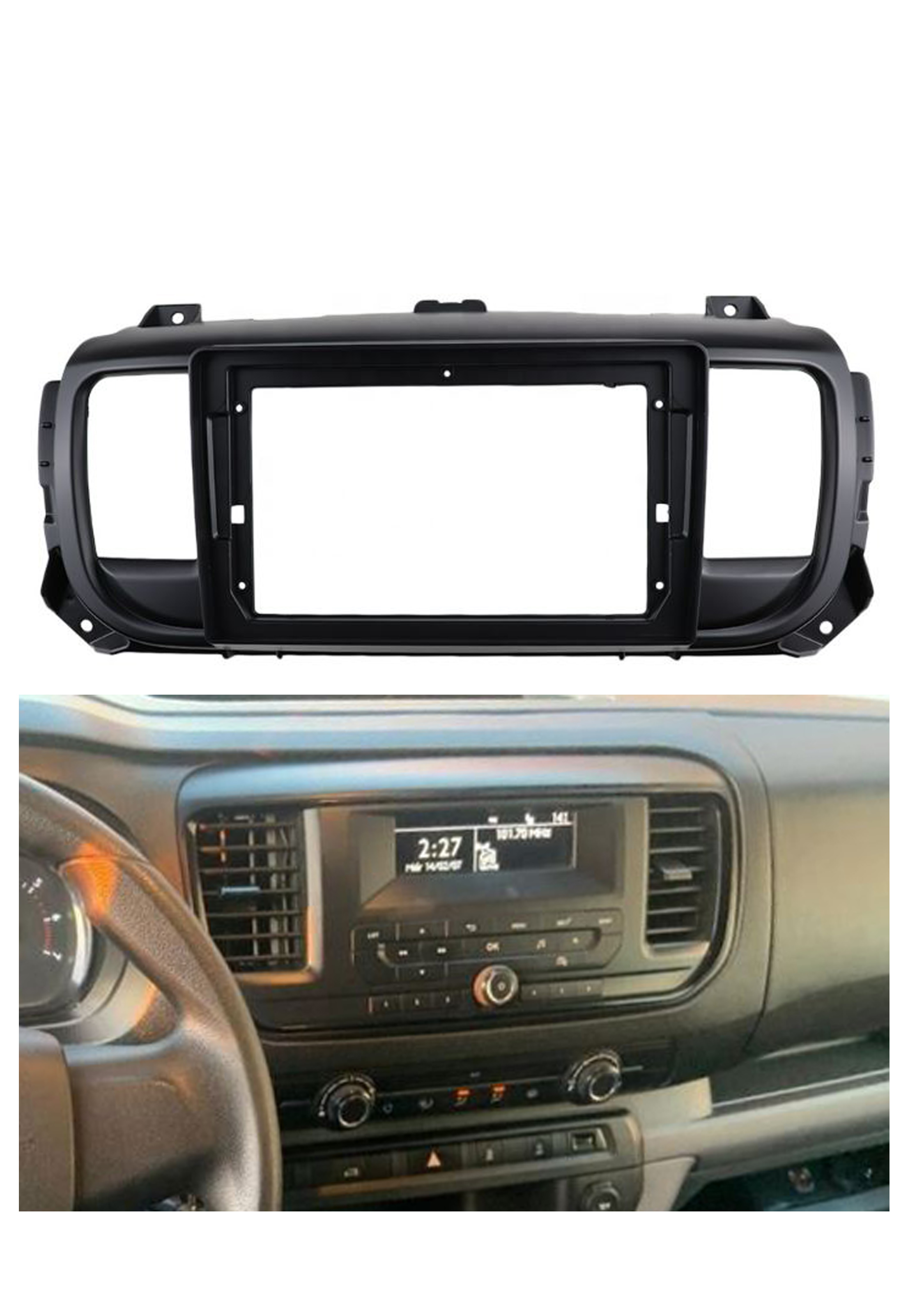 Bisel Adaptador Radio 9 Pulgadas Citroën Jumpy 1