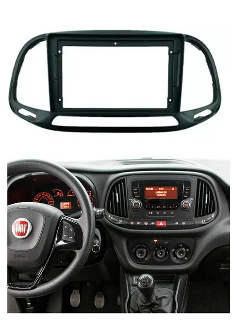 Bisel Adaptador Radio 9 Pulgadas Ram V1000 / Fiat Doblo