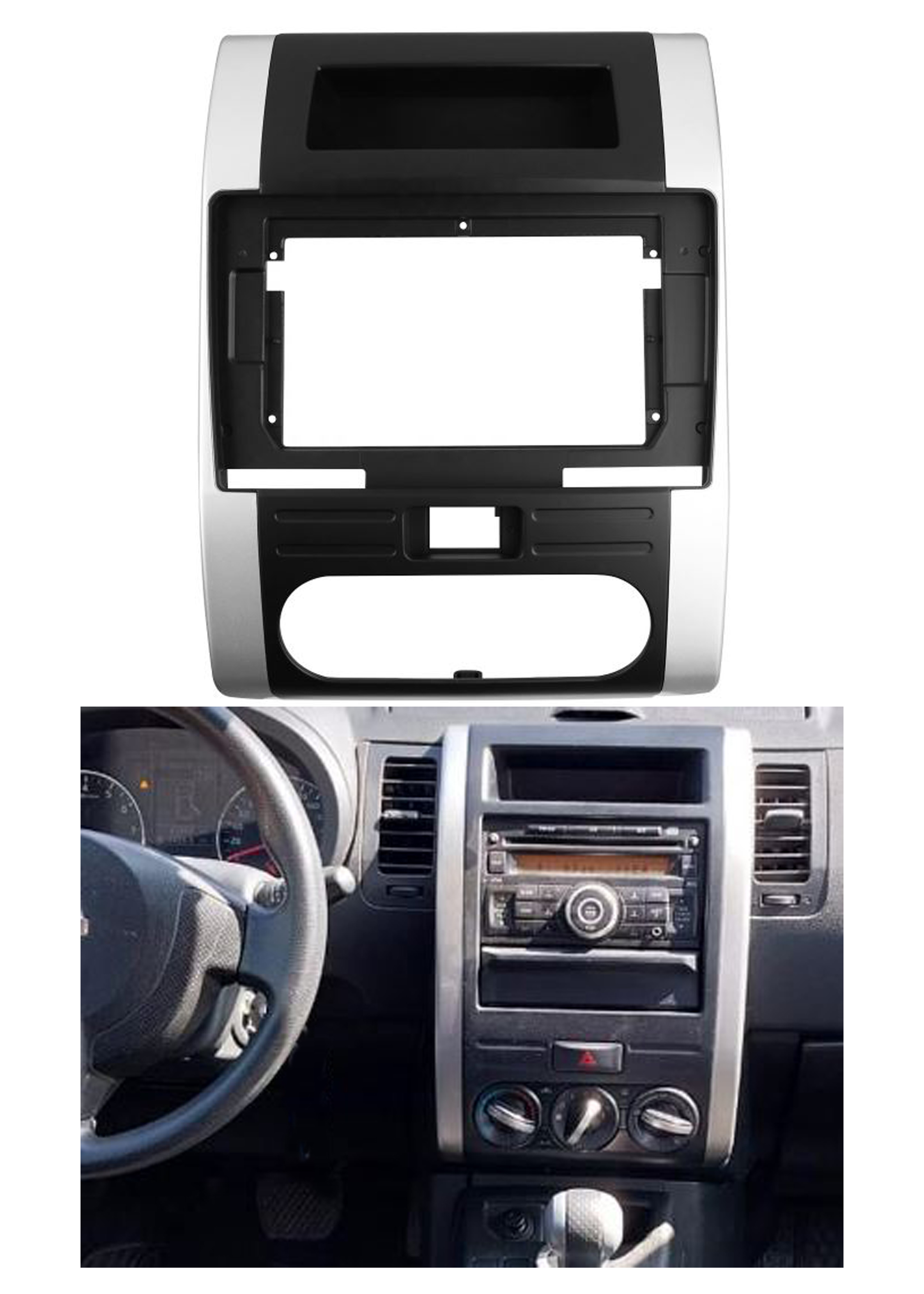 Bisel Adaptador Radio 9 Pulgadas Nissan X-trail 1