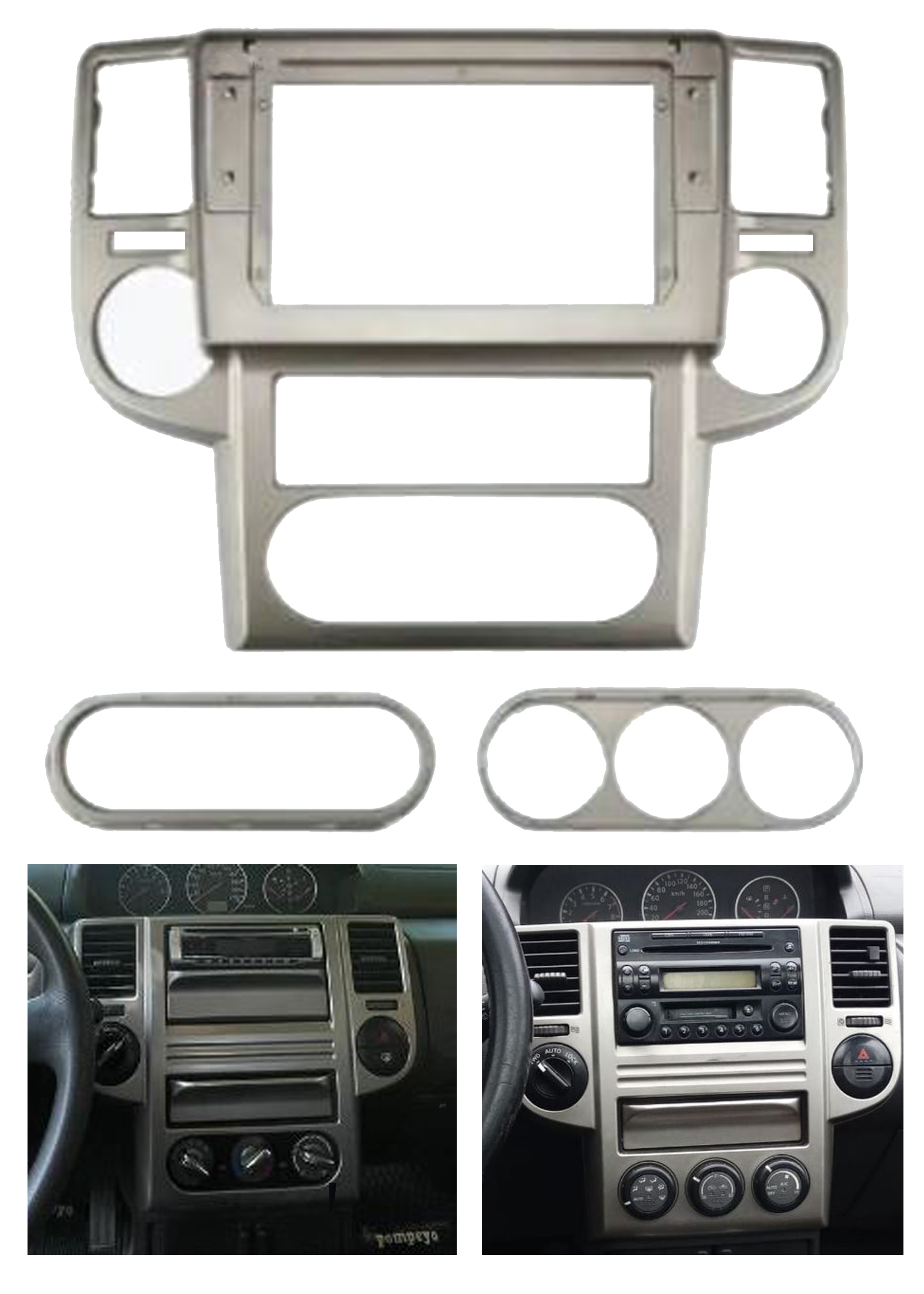Bisel Adaptador Radio 9 Pulgadas Nissan X-trail 1