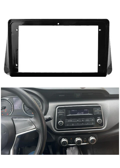 Bisel Adaptador Radio 9 Pulgadas Nissan Kicks