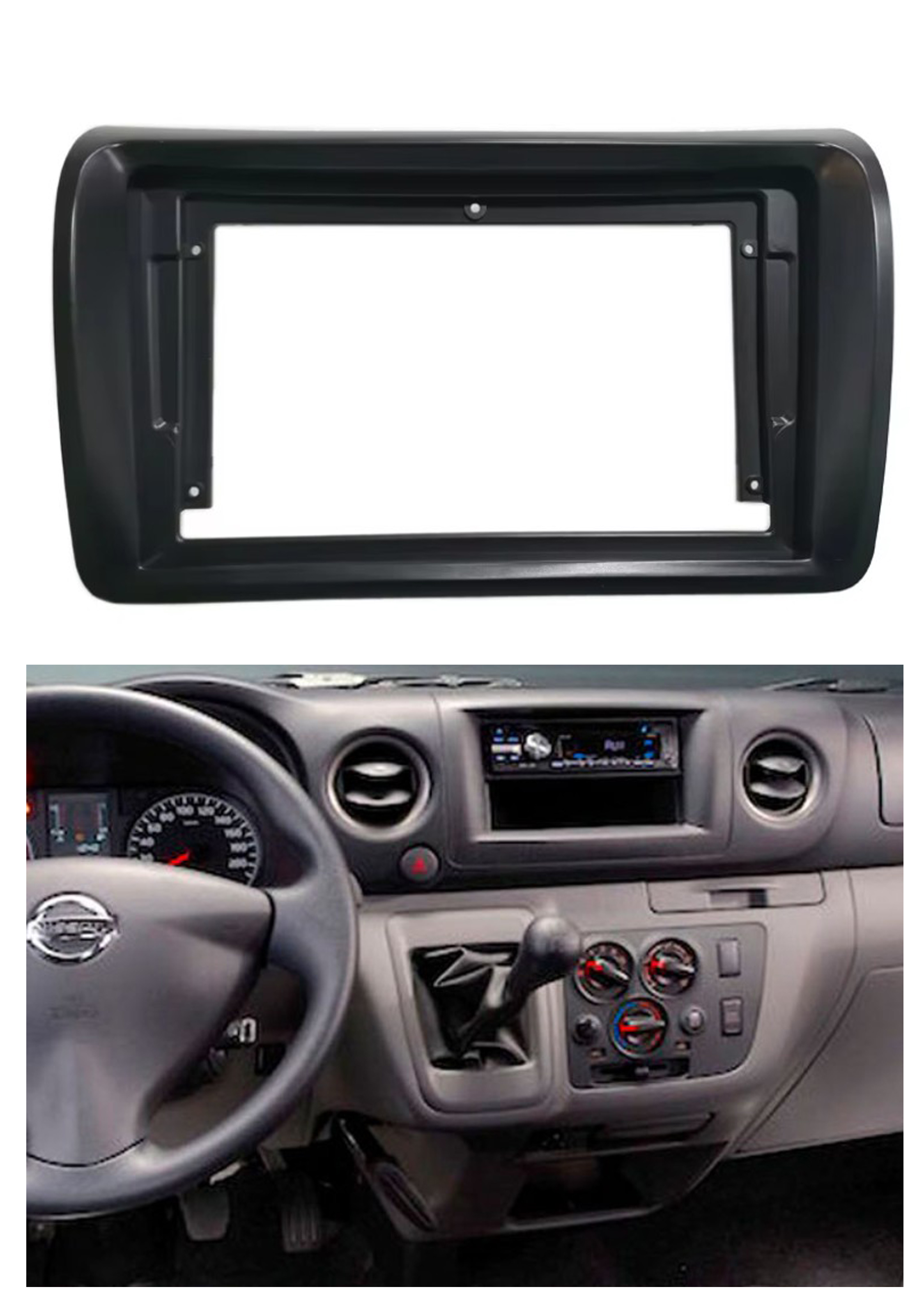 Bisel Adaptador Radio 9 Pulgadas Nissan Nv350 2