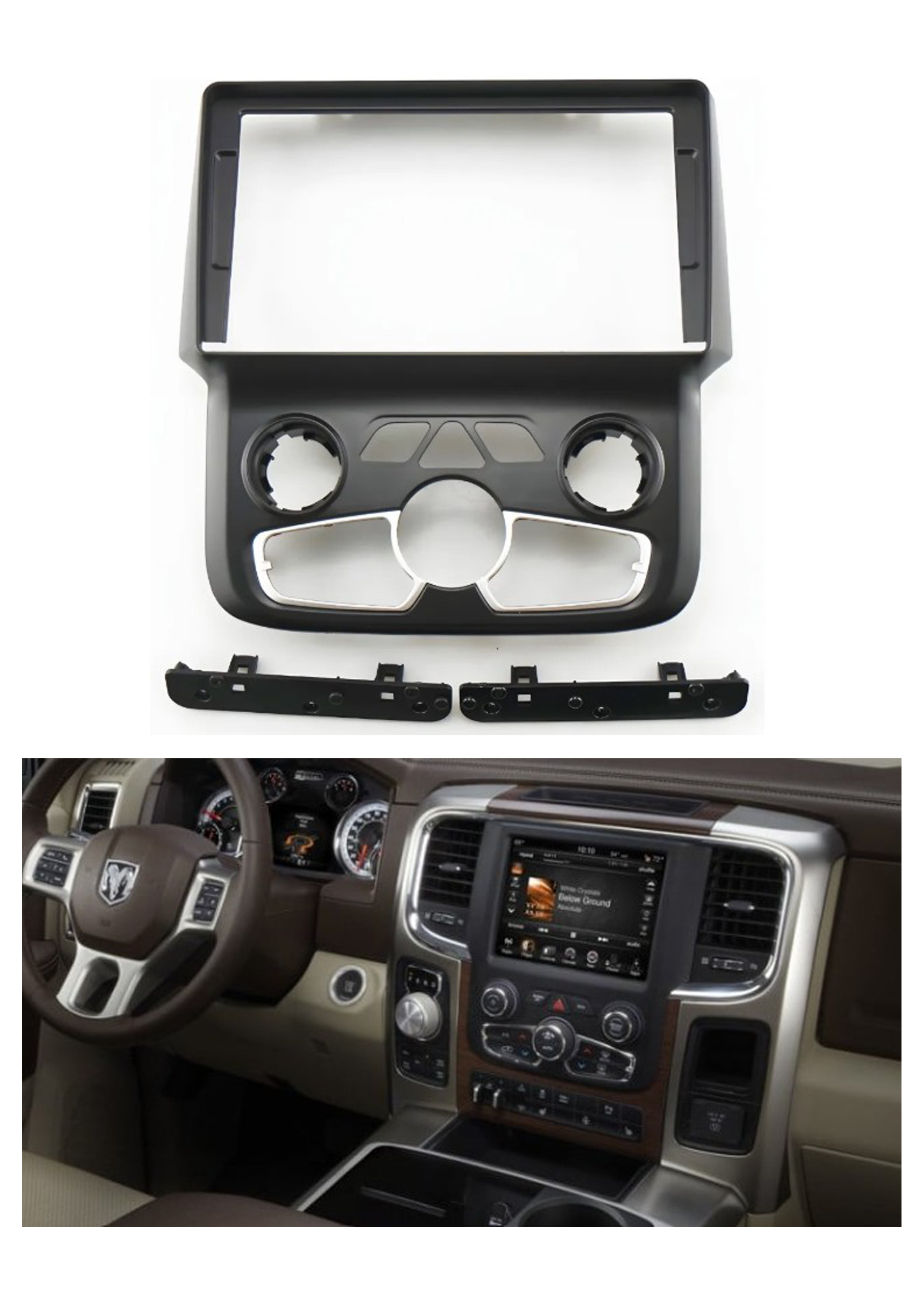 Bisel Adaptador Radio 9 Pulgadas Dodge Ram 1500/2500 1