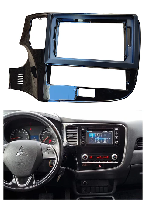 Bisel Adaptador Radio 9 Pulgadas Mitsubishi Outlander