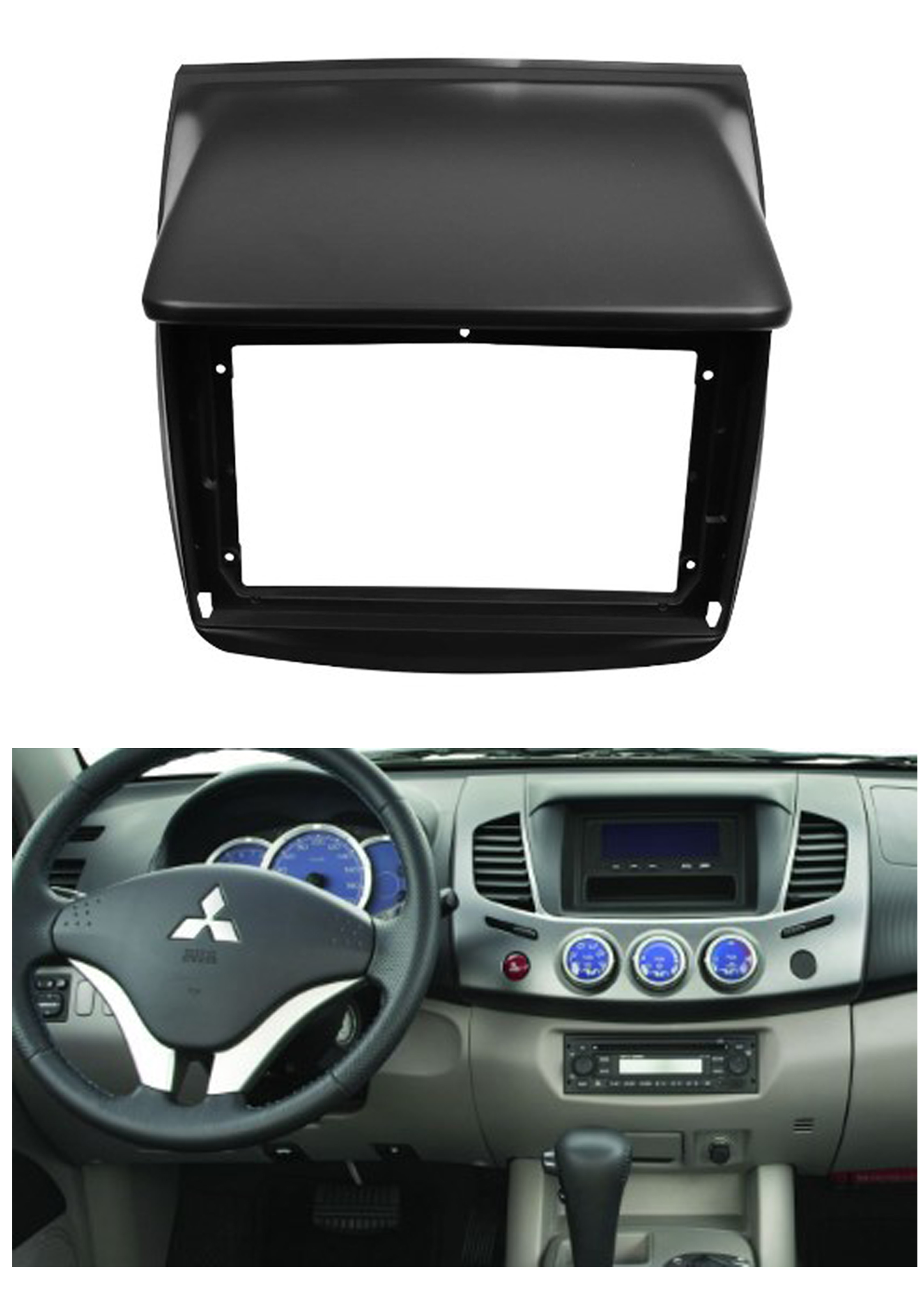 Bisel Adaptador Radio 9 Pulgadas Mitsubishi L200 1