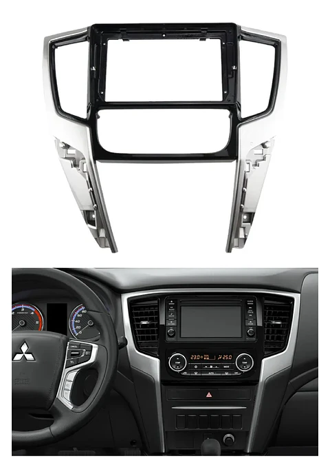 Bisel Adaptador Radio 9 Pulgadas Mitsubishi L200