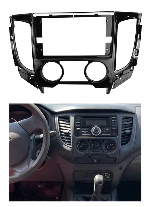 Bisel Adaptador Radio 9 Pulgadas Mitsubishi L200