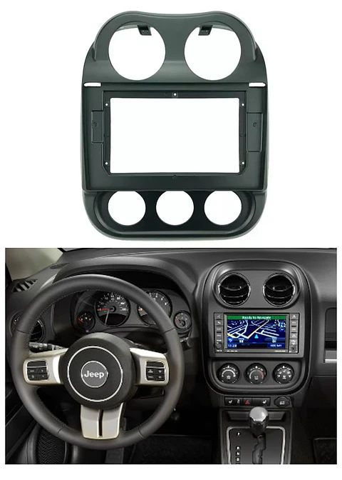 Bisel Adaptador Radio 9 Pulgadas Jeep Compass