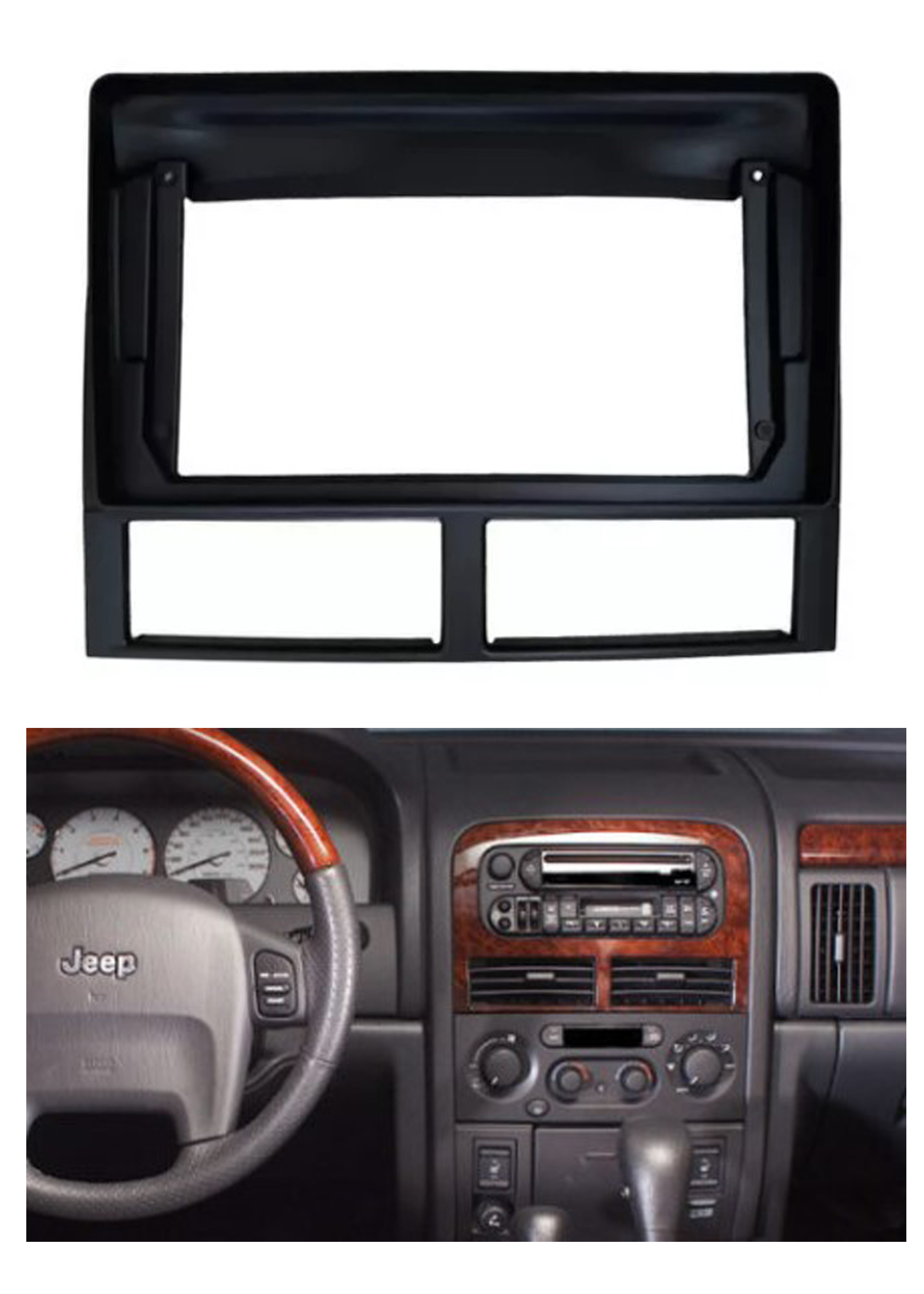 Bisel Adaptador Radio 9 Pulgadas Jeep Grand Cherokee 1