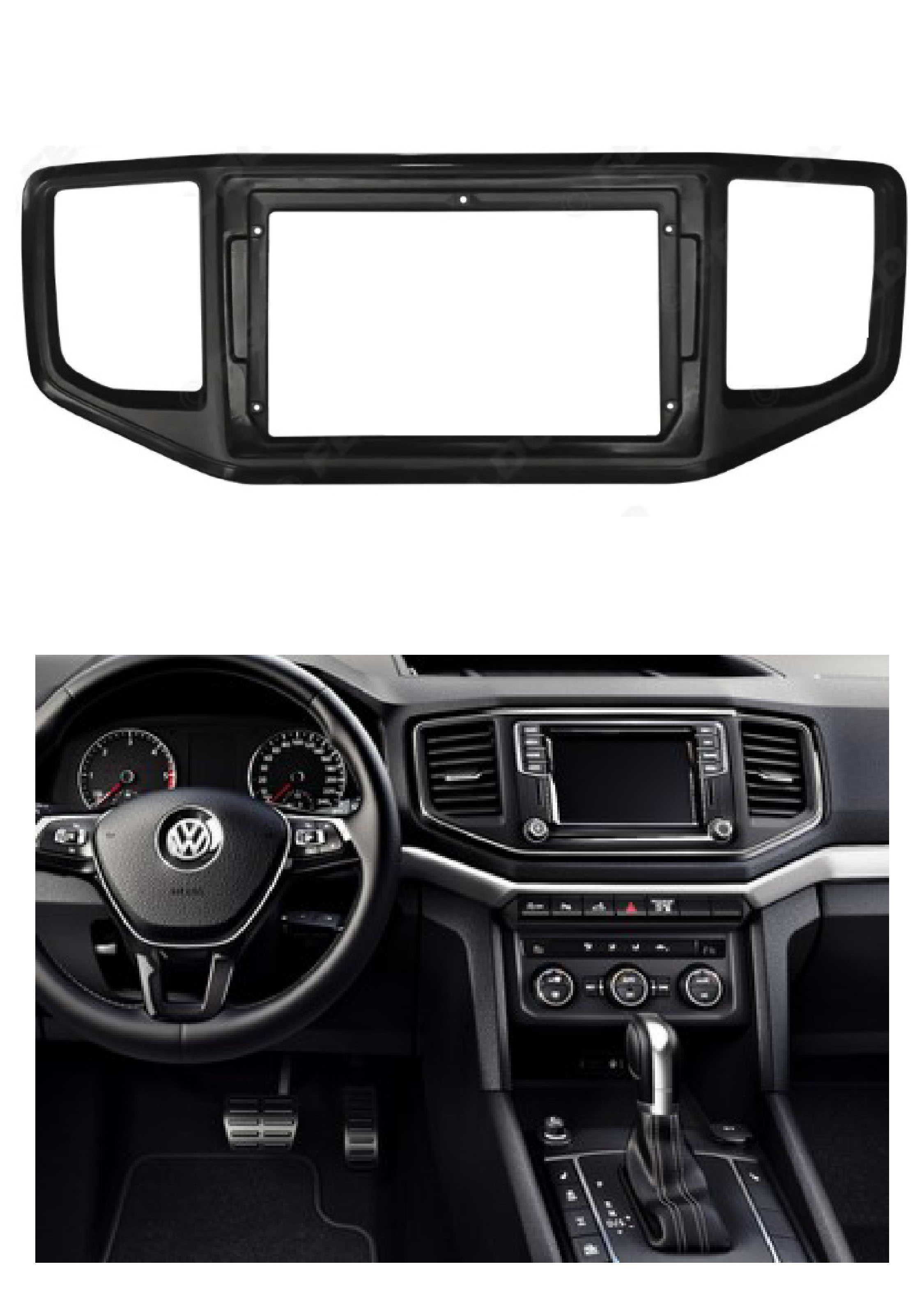 Bisel Adaptador Radio 9 Pulgadas Volkswagen Amarok 1