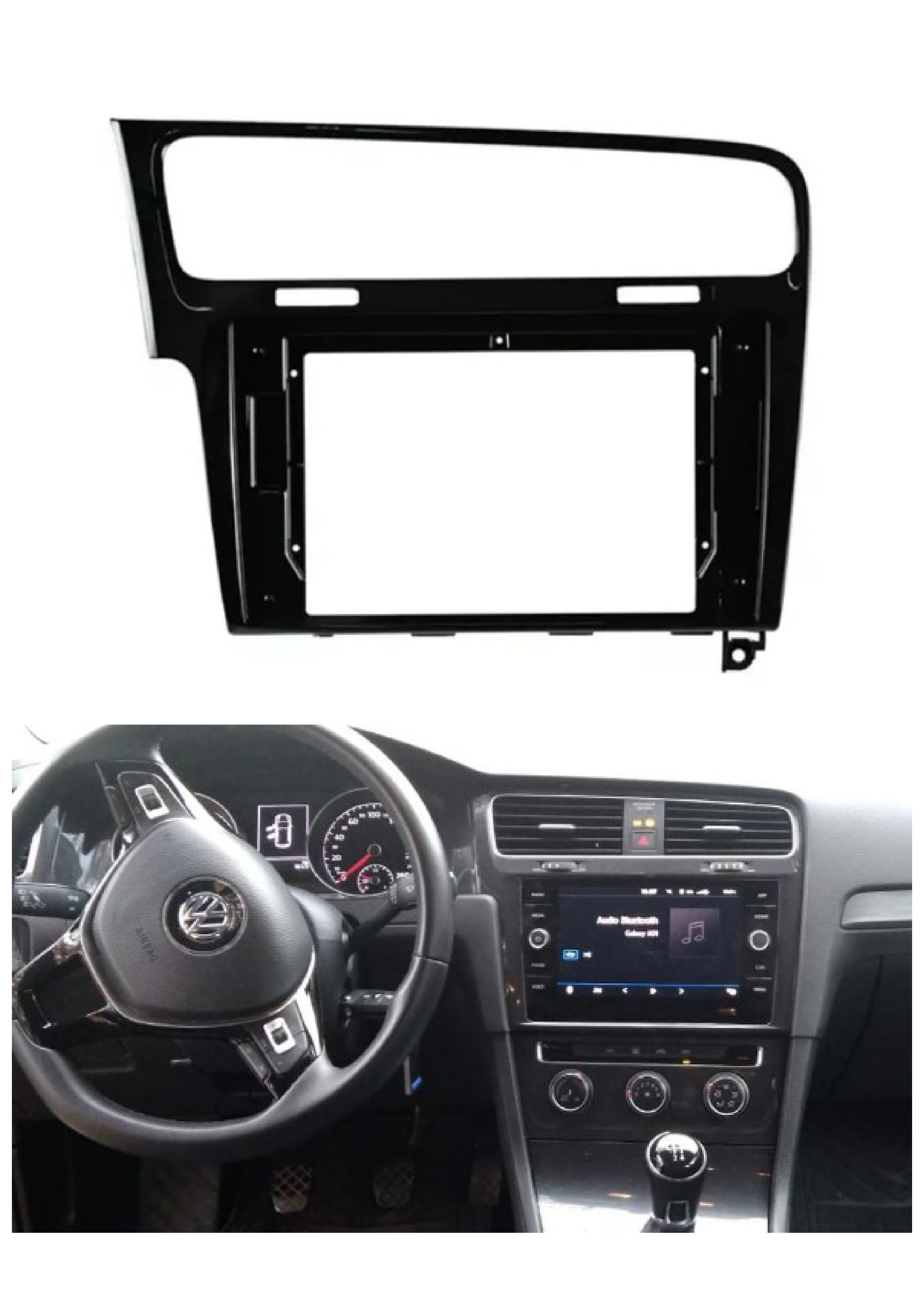 Bisel Adaptador Radio 9 Pulgadas Volkswagen Golf 1