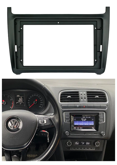 Bisel Adaptador Radio 9 Pulgadas Volkswagen Polo