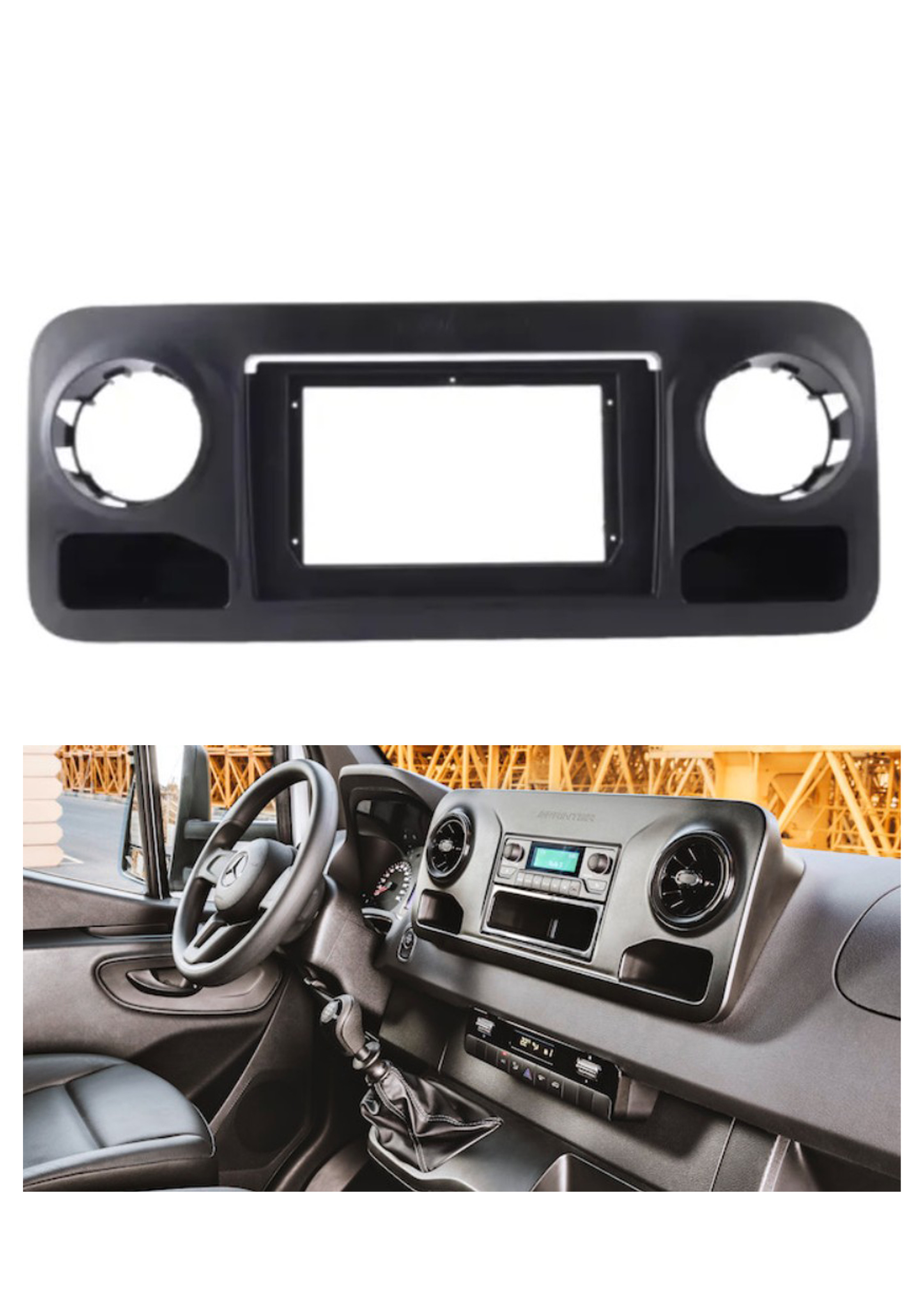 Bisel Adaptador Radio 9 Pulgadas Mercedes Benz Sprinter 1