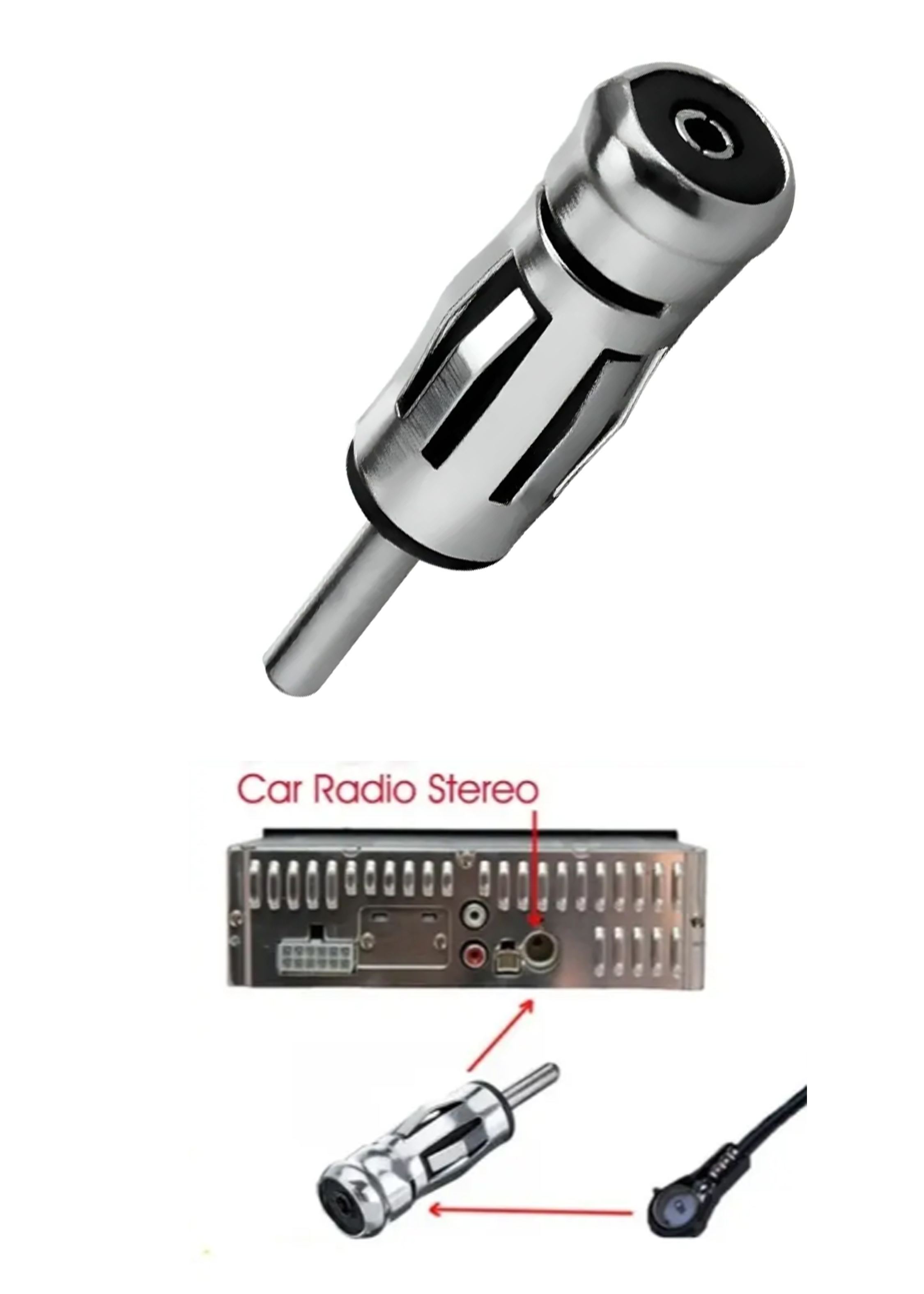 Adaptador De Antenas De Auto Macho 3