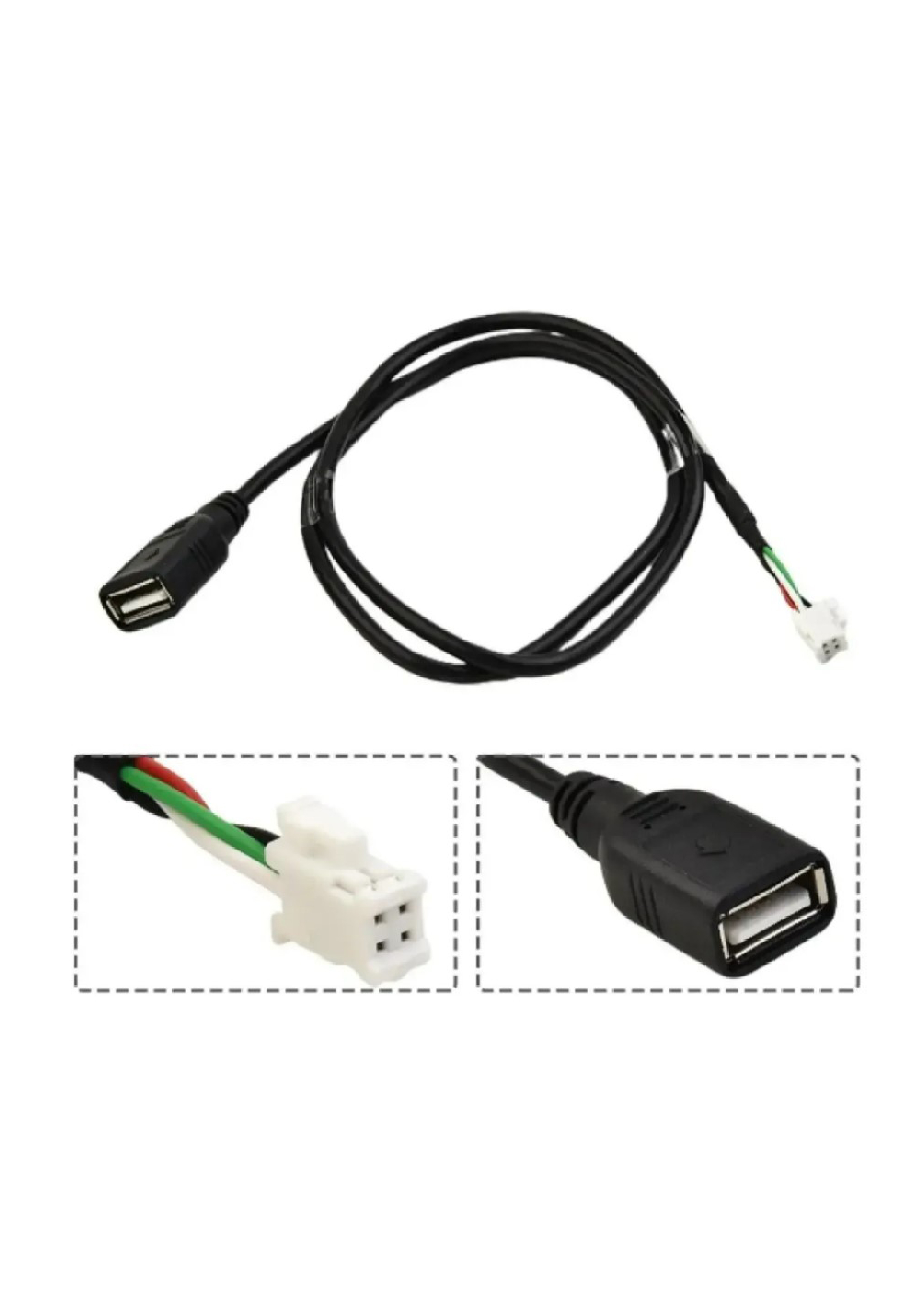 Arnes Enchufe Conector Puerto Usb 4 Pines Solo Radio Android 1