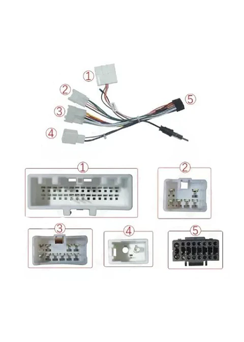Arnés Enchufe Radio Android Antena Mando Volante Toyota
