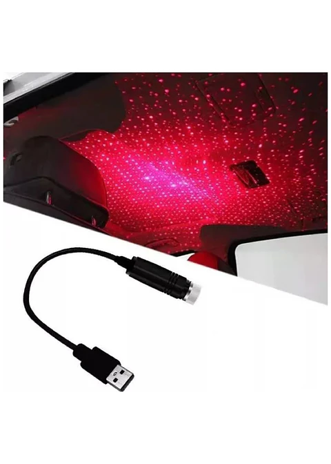 Proyector Laser Fiesta Usb Luz Led Para Auto Casa Universal