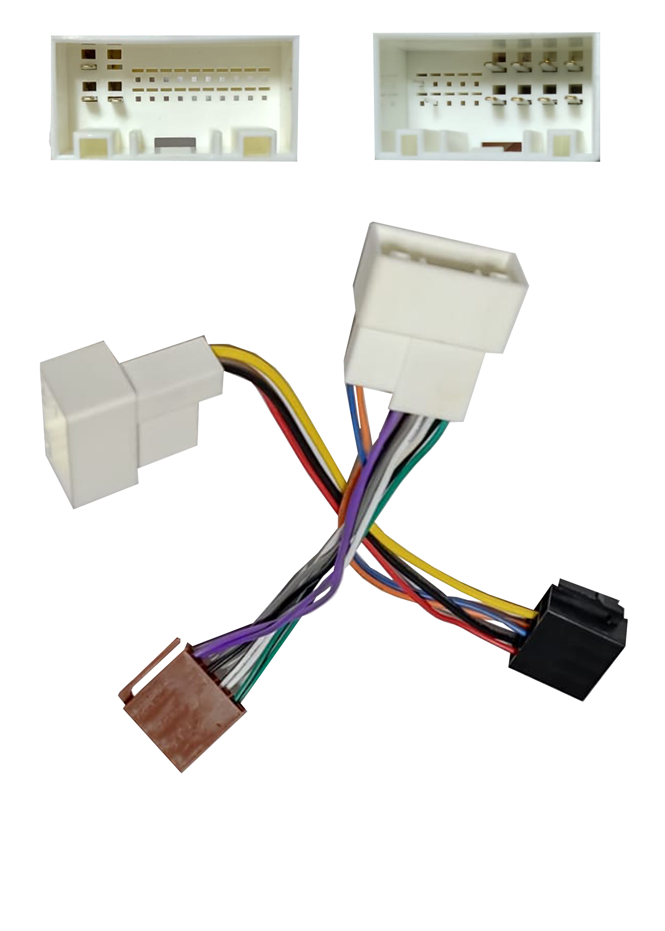 Arnés Tipo Iso 16 Pin a Conector Radio Hyundai & Kia 1