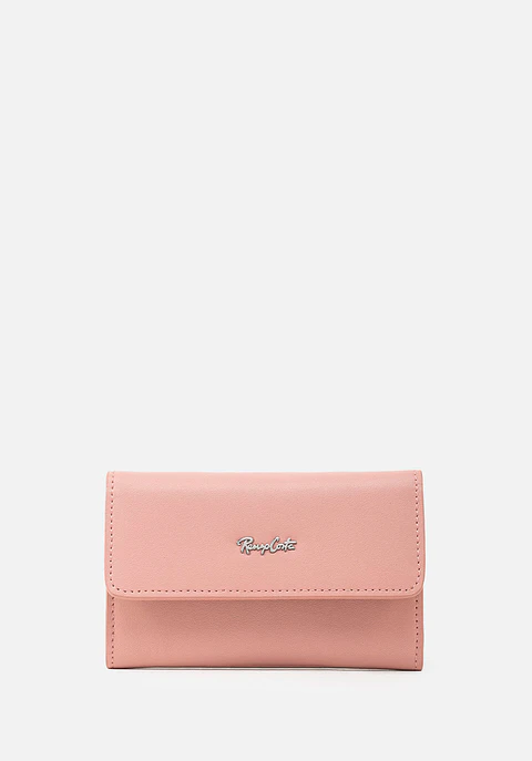 Monedero Clasico De Cuero Color Entero