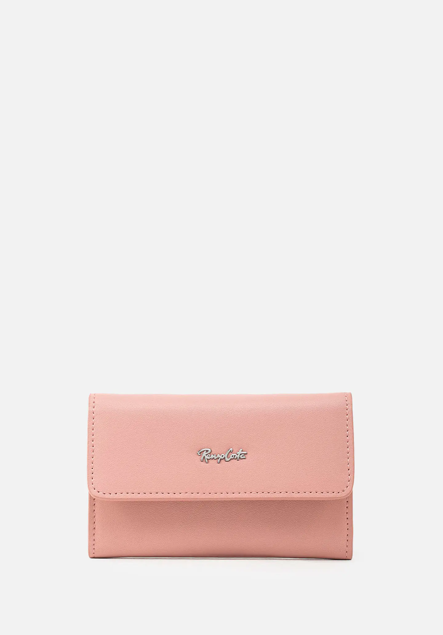 Monedero Clasico De Cuero Color Entero 1