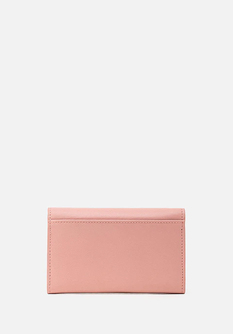 Monedero Clasico De Cuero Color Entero