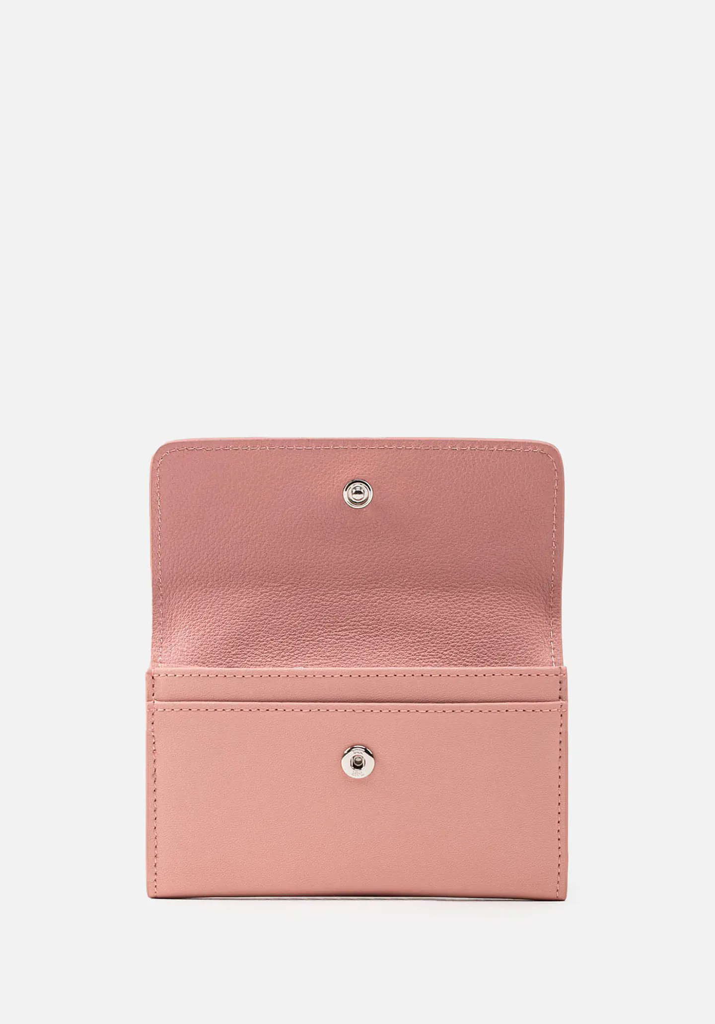 Monedero Clasico De Cuero Color Entero 3