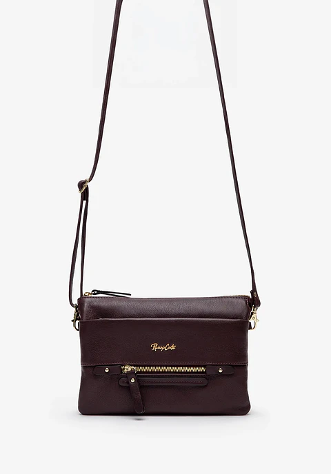 Morral De Cuero Mustard Muse
