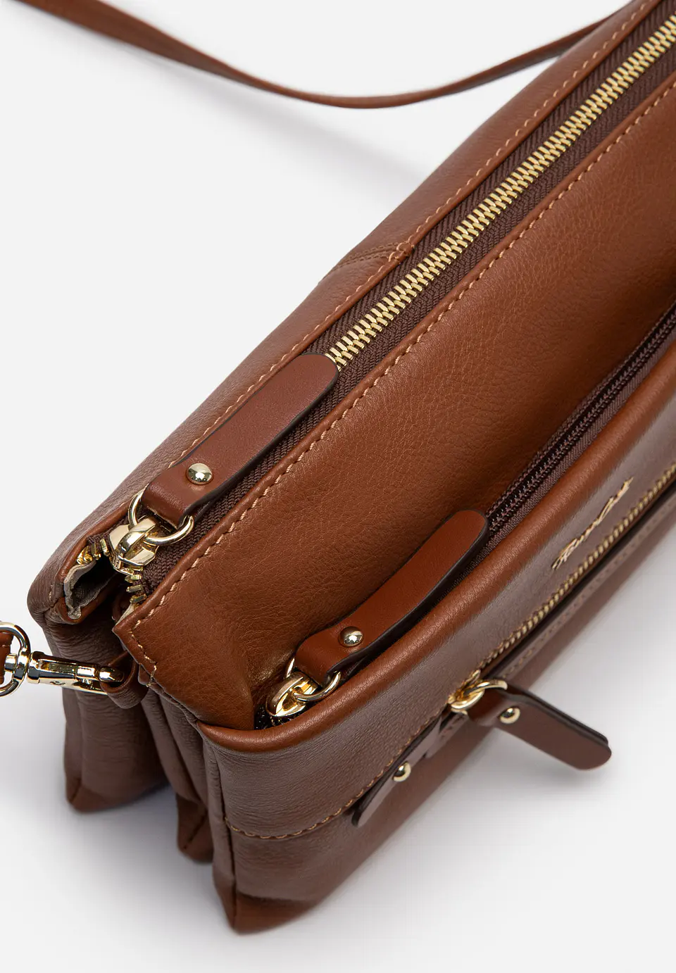 Morral De Cuero Mustard Muse 6