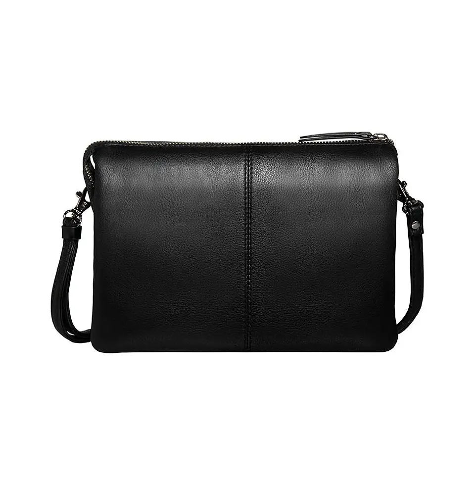 Morral De Cuero Mustard Muse 17