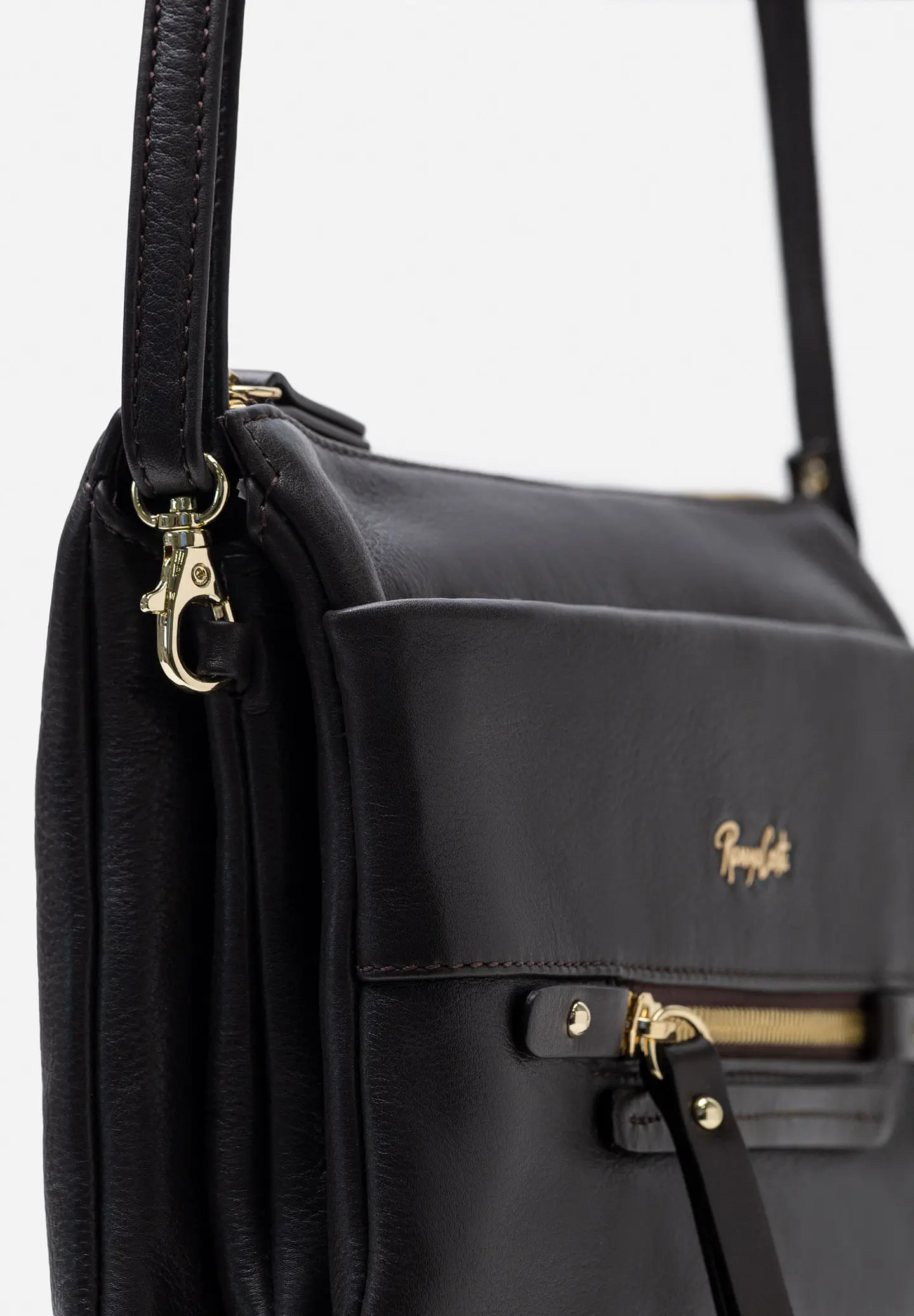 Morral De Cuero Mustard Muse 28