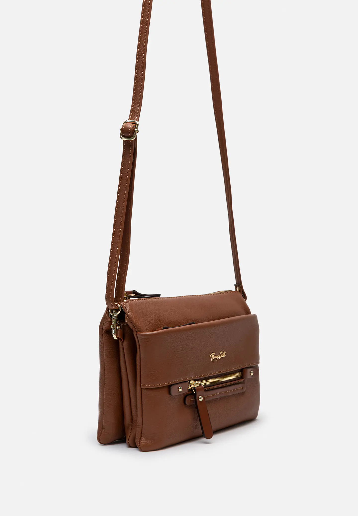 Morral De Cuero Mustard Muse 40