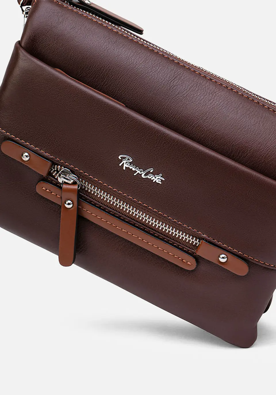 Morral De Cuero Mustard Muse 42