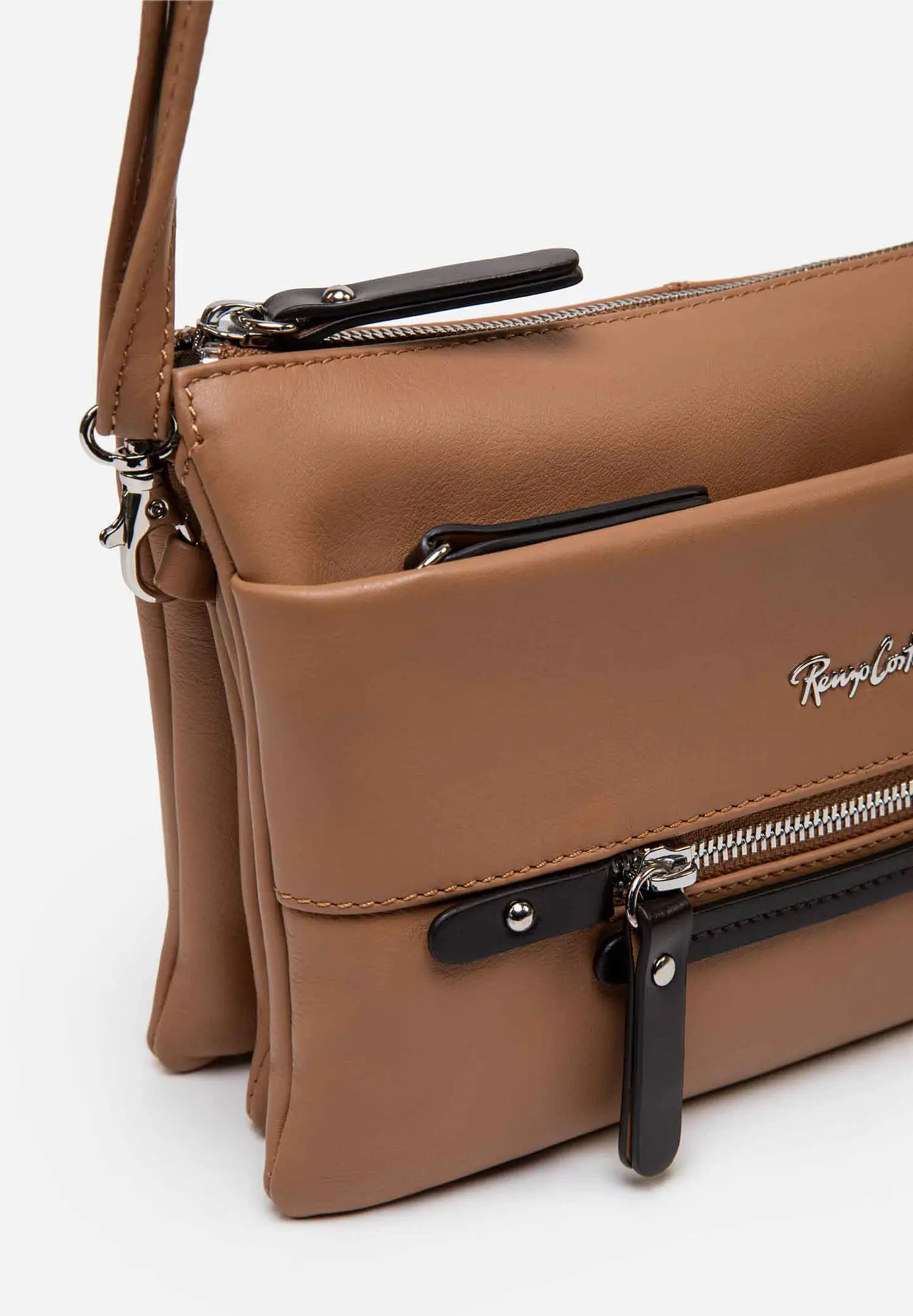 Morral De Cuero Mustard Muse 48
