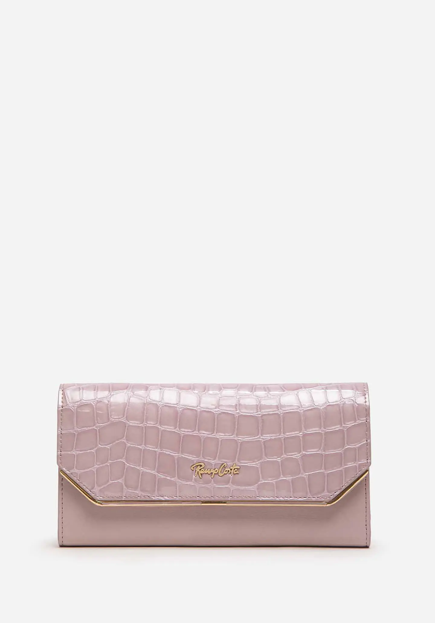 Billetera Croco Luxe Clutch 1