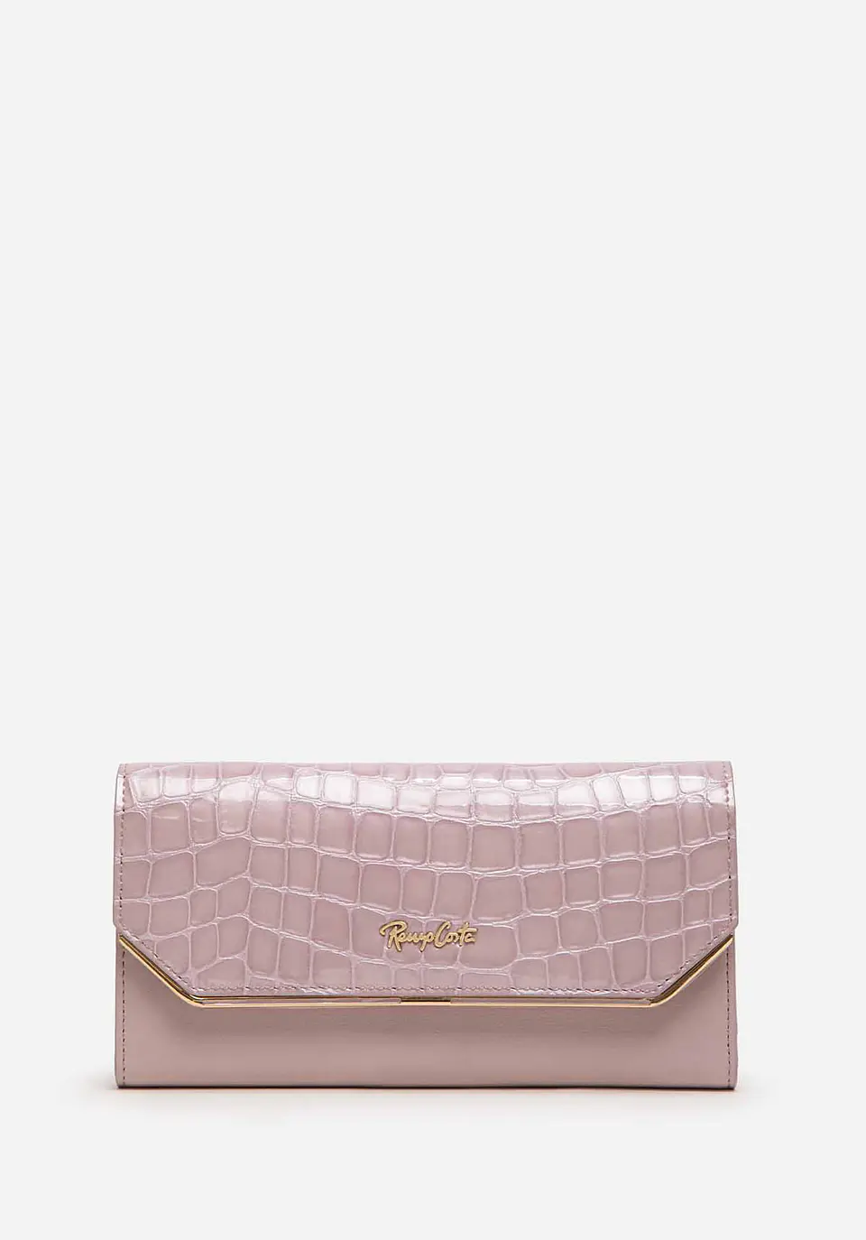Billetera Croco Luxe Clutch 1