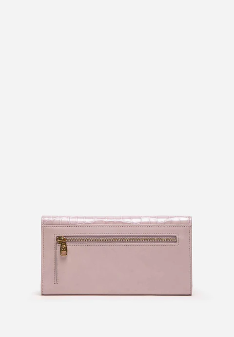 Billetera Croco Luxe Clutch