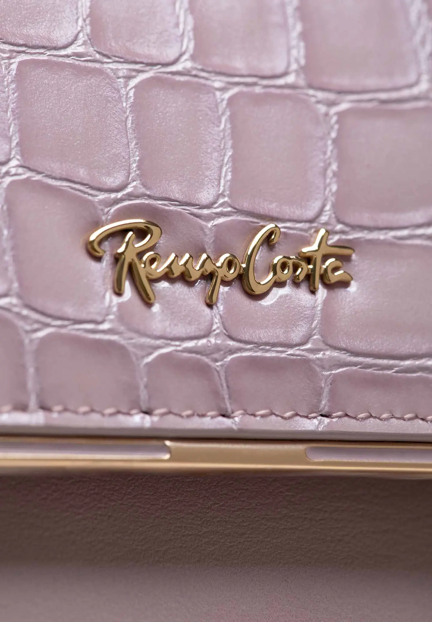 Billetera Croco Luxe Clutch 7
