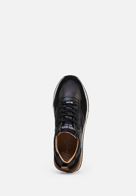 Sneakers Black & Croco