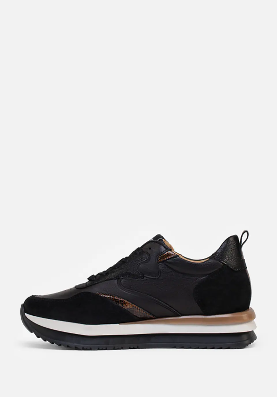 Sneakers Black & Croco 30