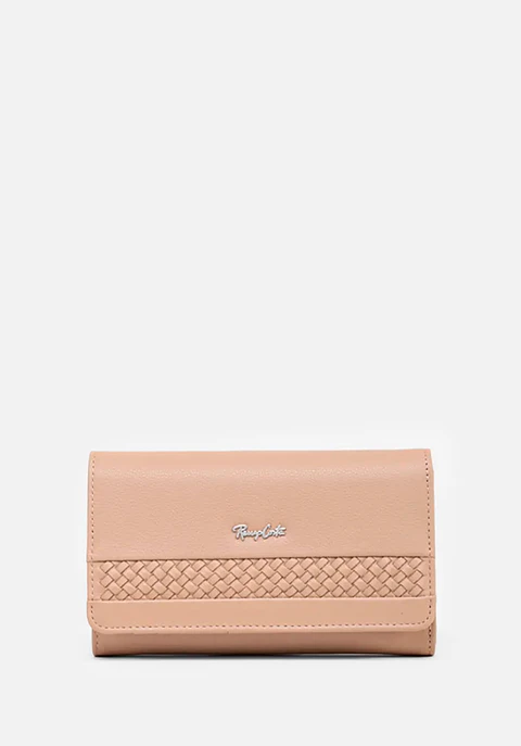 Billetera Cuero Trenzada Midi