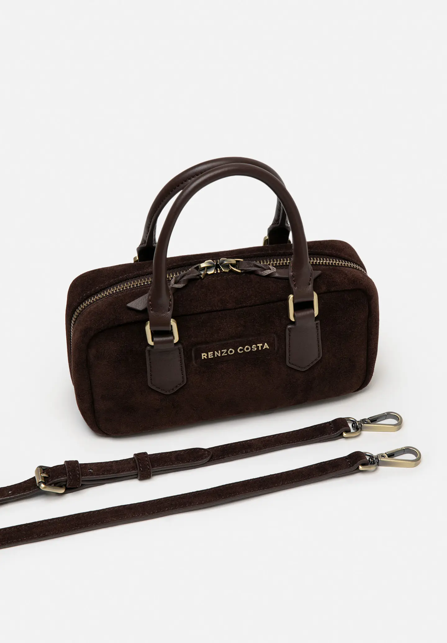 Cartera De Gamuza Soho Mini 11