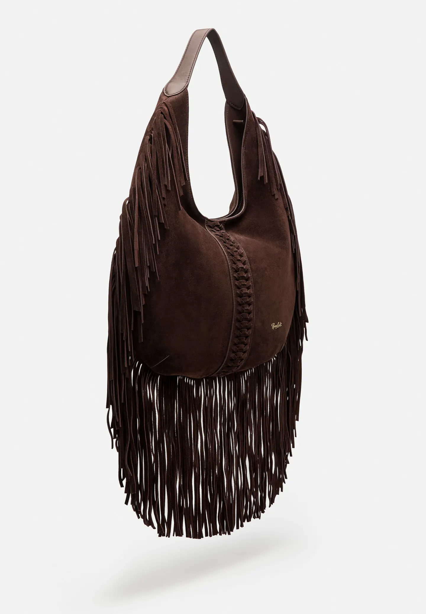 Cartera De Gamuza Flecos Boho 7
